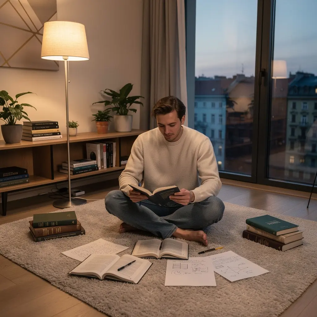 Célok kitűzése takarékossági tervhez, papíron írt jegyzetekkel.